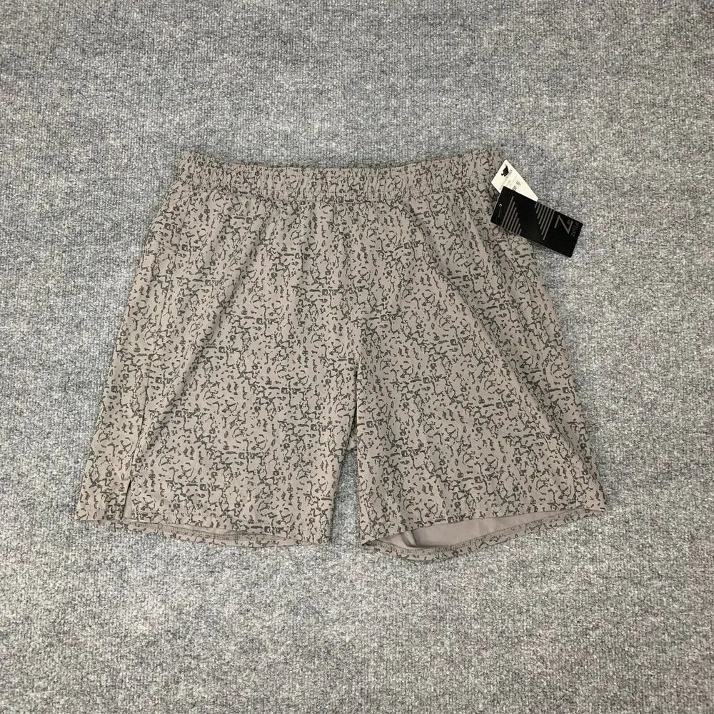 Z By Zella Traction Run Short Womens S Small Gray December Isla Camo Lightweight